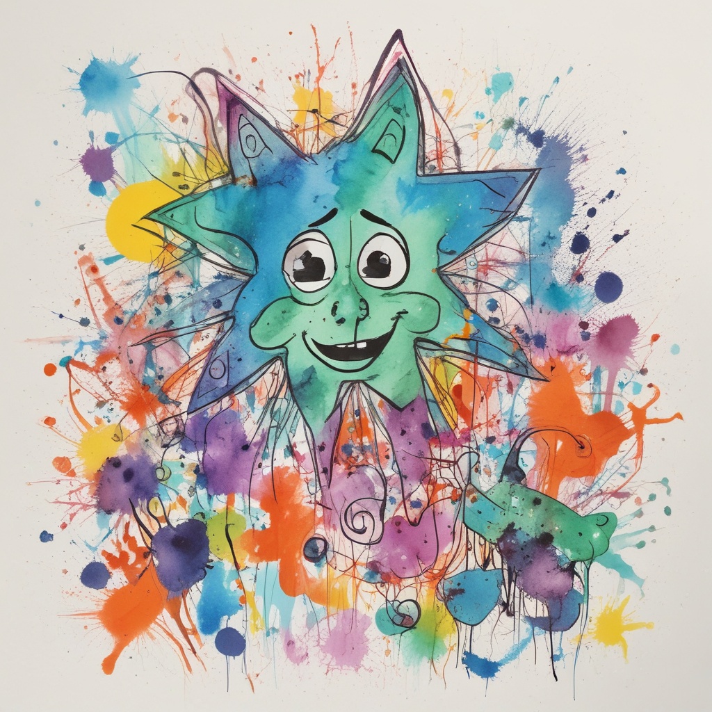 4 year old's artwork